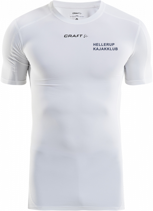 Craft - Hellerup Kajakklub Short Sleeve Baselayer Kids - Bianco & nero