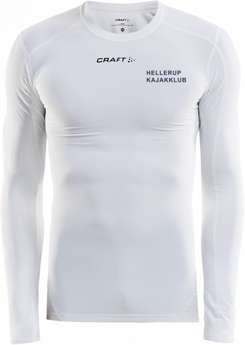 Craft - Hellerup Kajakklub Long Sleeve Baselayer Men - Biały & czarny