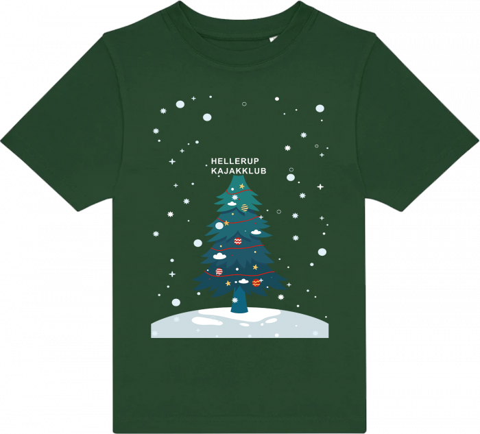 B&C - Hellerup Kajakklub Christmas T-Shirt Kids - Bottle Green