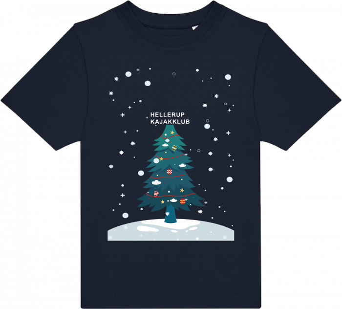 B&C - Hellerup Kajakklub Christmas T-Shirt Kids - Marin