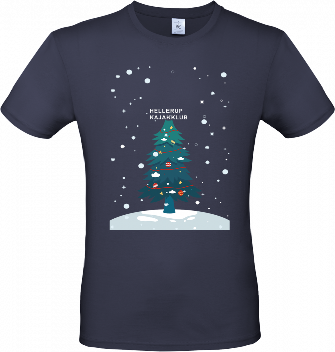B&C - Hellerup Kajakklub Christmas T-Shirt Adults - Marin